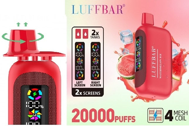 LUFFBAR Dually 20000 Disposable 5% E-Juice Corner | Buy Vape Juice, E-Liquids & Disposables LUFFBAR Dually 20000 Disposable 5% E-Juice Corner | Buy Vape Juice, E-Liquids & Disposables