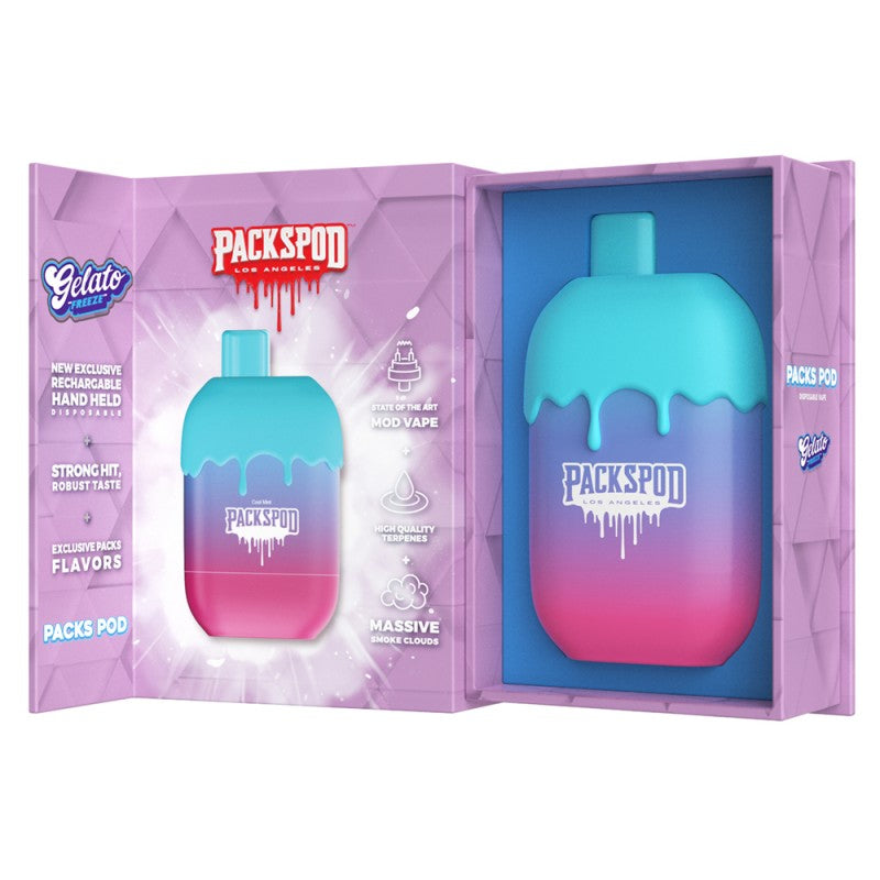 PacksPod 5000 Puff Disposable (box of 5 disposables)
