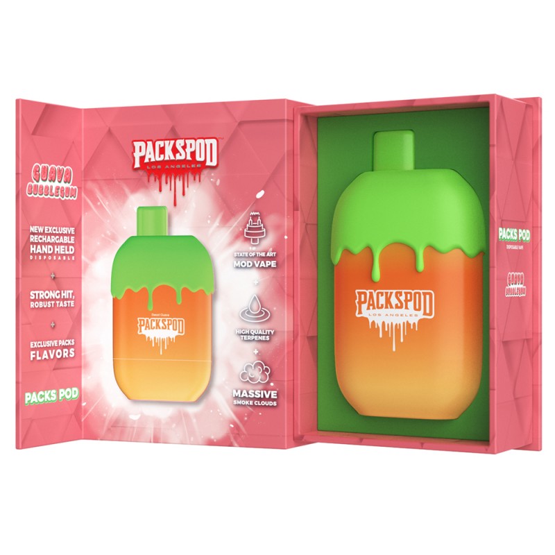 PacksPod 5000 Puff Disposable (box of 5 disposables)