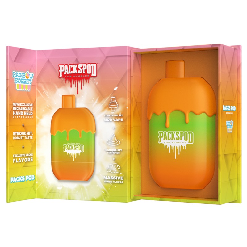 PacksPod 5000 Puff Disposable (box of 5 disposables)