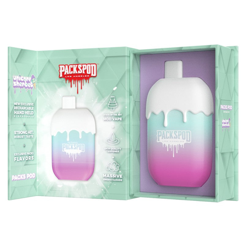 PacksPod 5000 Puff Disposable (box of 5 disposables)