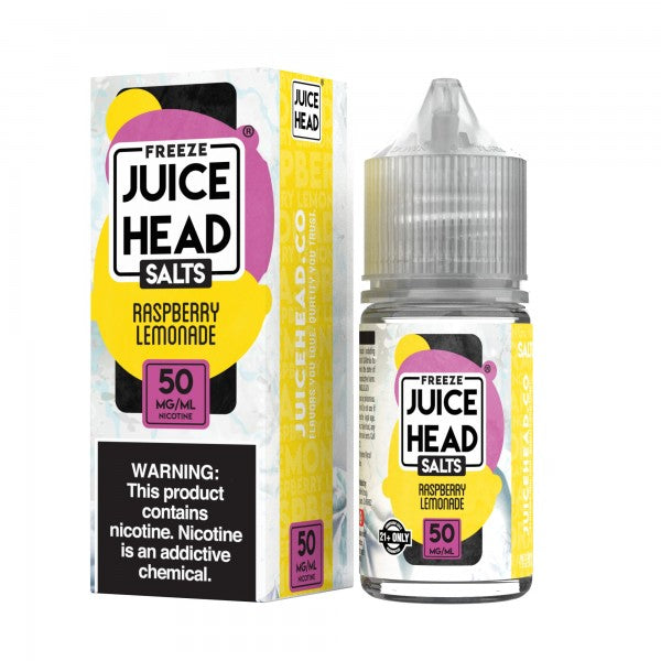 Juice Head Freeze Synthetic Salts - Raspberry Lemonade Freeze 30mL