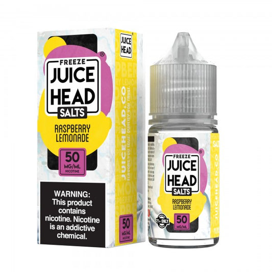 Juice Head Freeze Synthetic Salts - Raspberry Lemonade Freeze 30mL