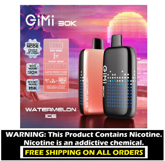 elf bar vape uk GiMi 8500 Puffs Smart Vape by Flum