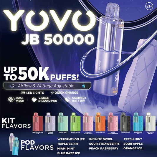 Yovo JB50000 Disposable Pod Kit 5%&nbsp;