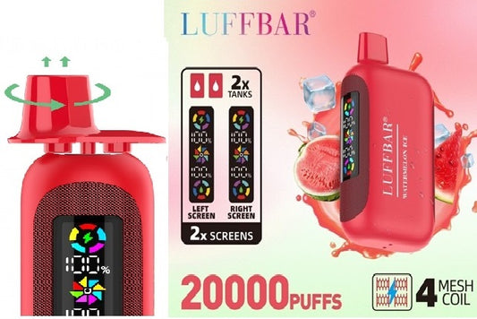 LUFFBAR Dually 20000 Disposable 5%