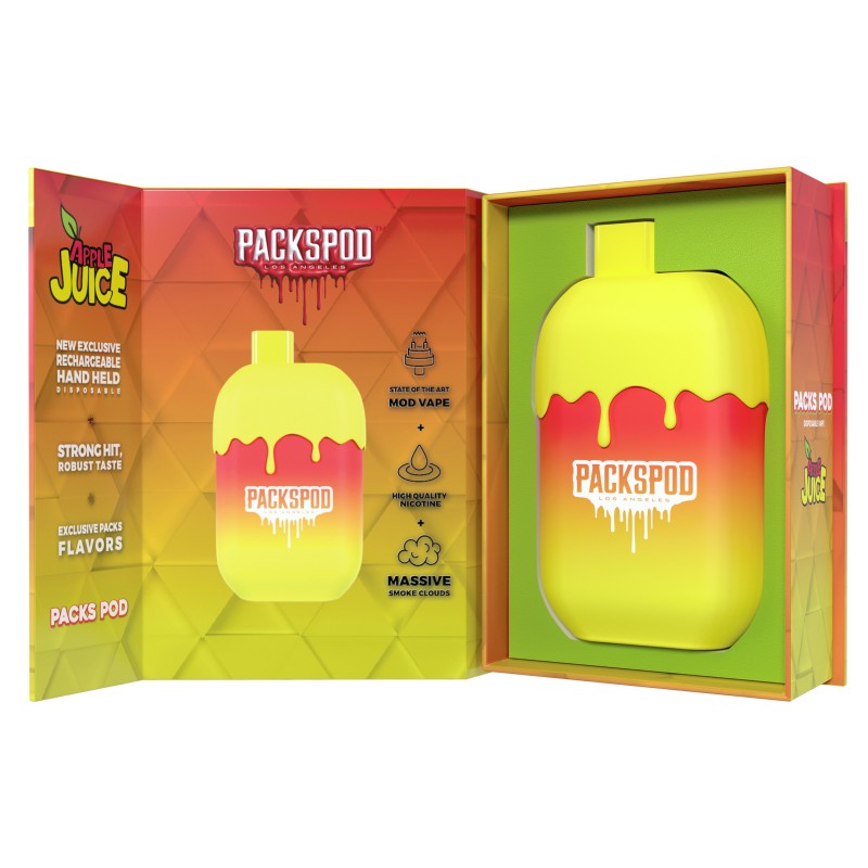 PacksPod 5000 Puff Disposable (box of 5 disposables)