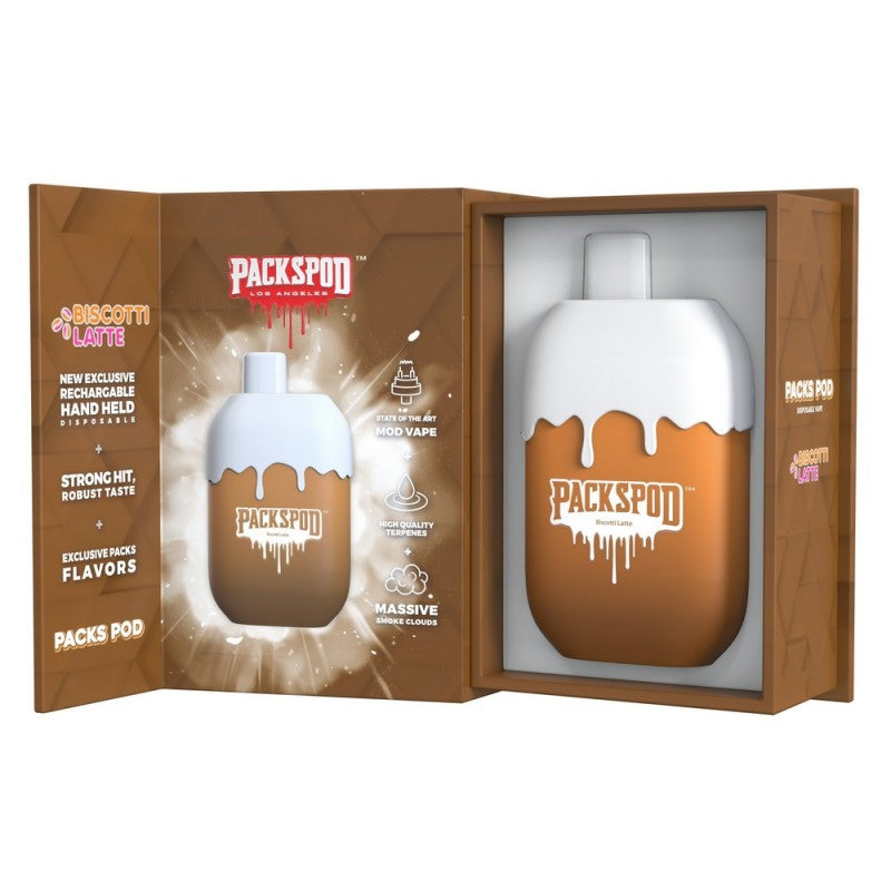 PacksPod 5000 Puff Disposable (box of 5 disposables)
