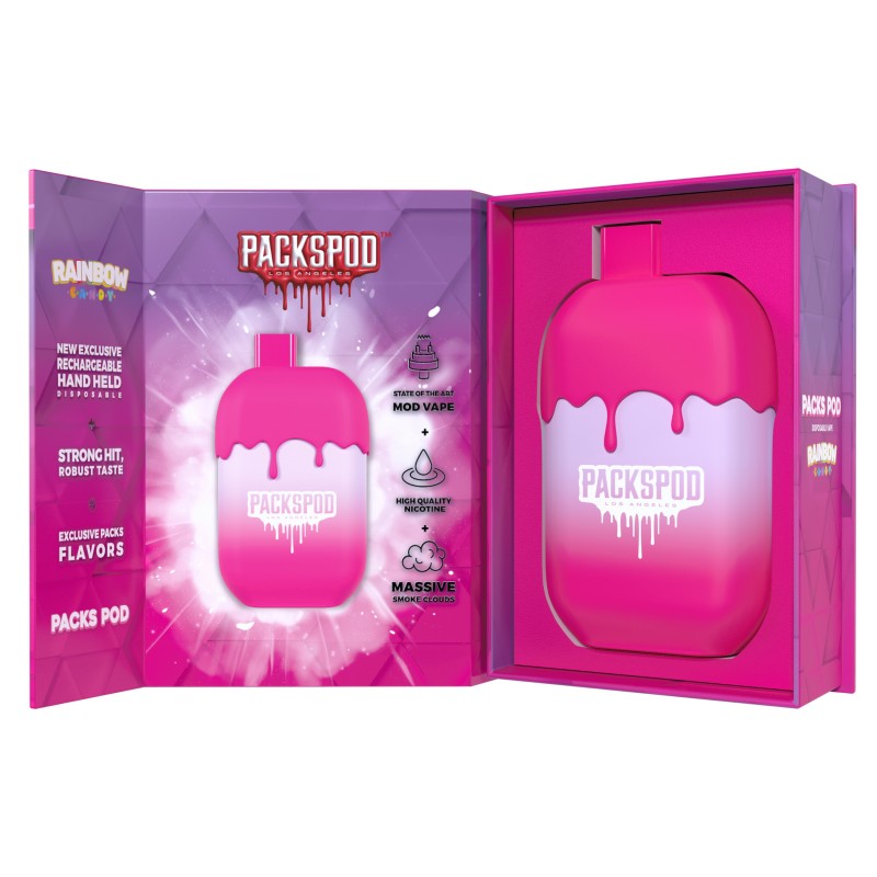 PacksPod 5000 Puff Disposable (box of 5 disposables)