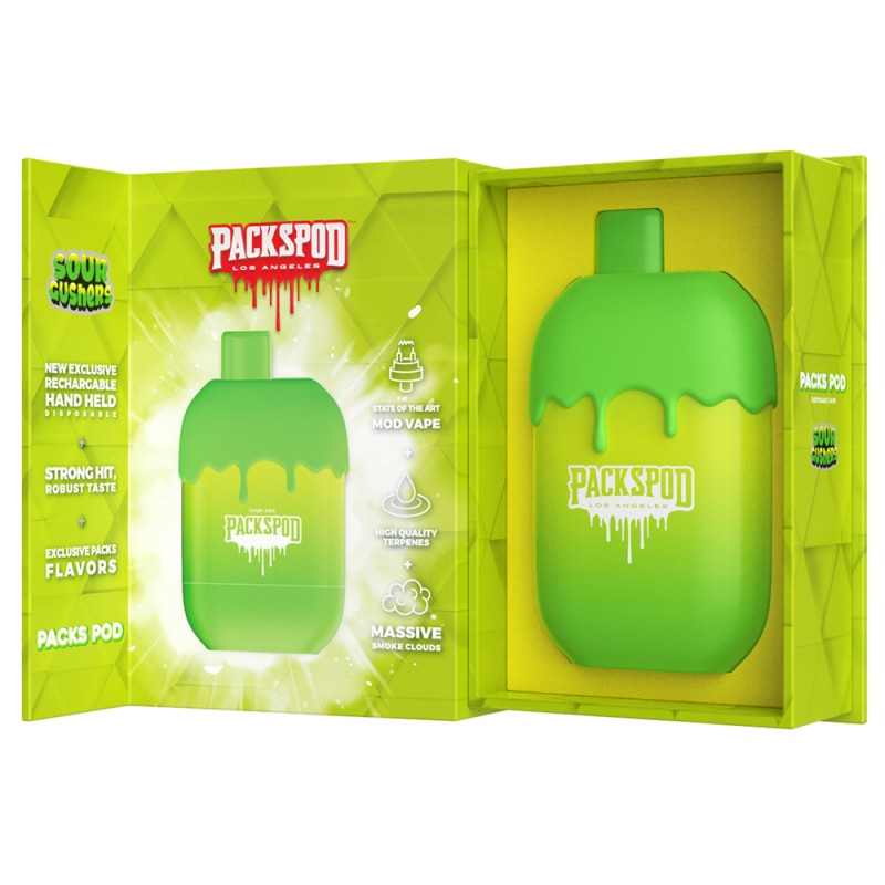 PacksPod 5000 Puff Disposable (box of 5 disposables)