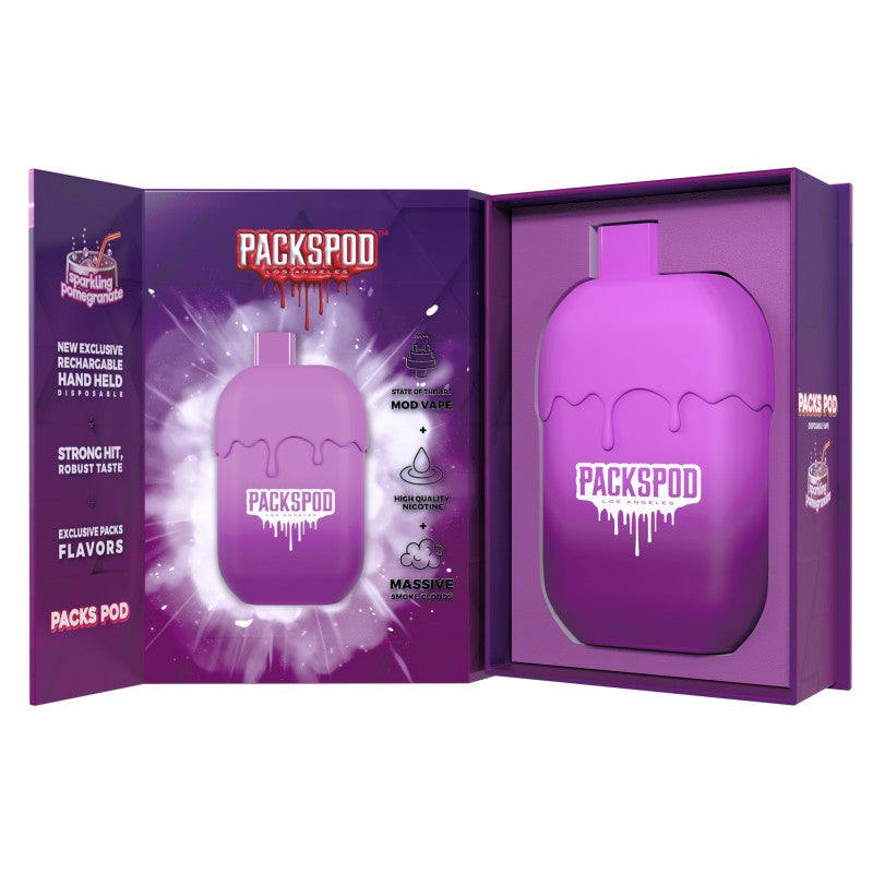 PacksPod 5000 Puff Disposable (box of 5 disposables)
