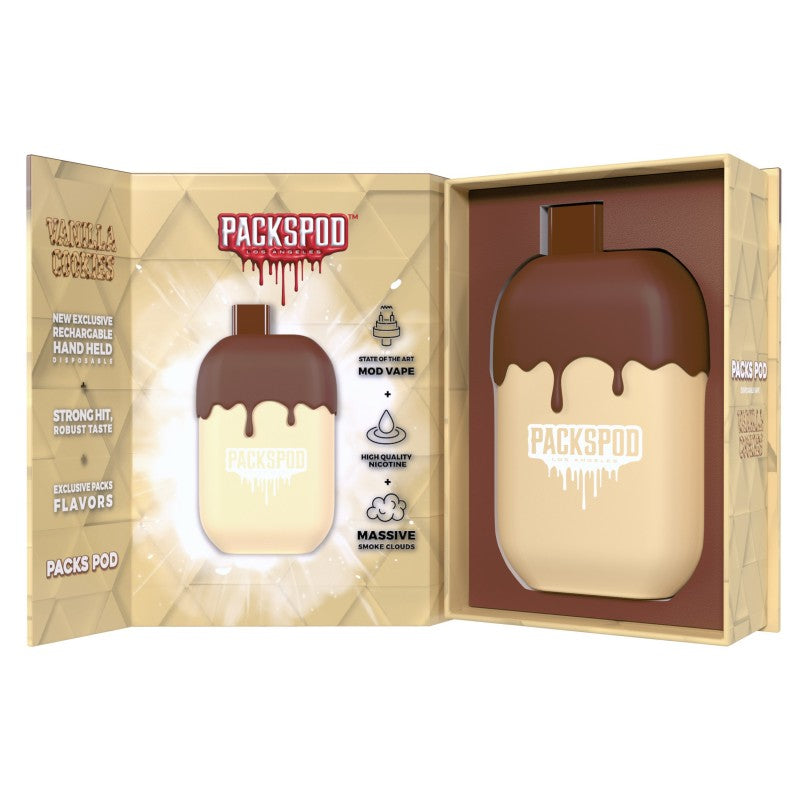 PacksPod 5000 Puff Disposable (box of 5 disposables)