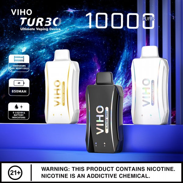 Viho Turbo 10000 puff 5% (50 mg) nicotine rechargeable