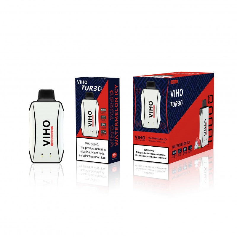 Viho Turbo 10000 puff 5% (50 mg) nicotine rechargeable watermelon icy