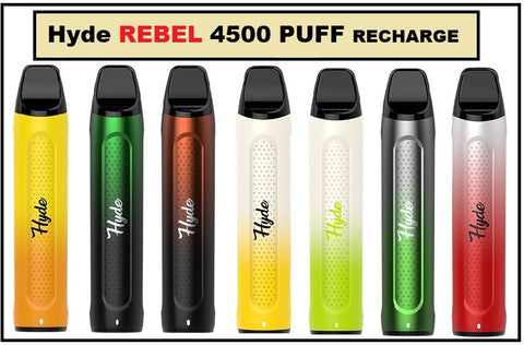 HYDE REBEL 4500 RECHARGE (BOX OF 10)