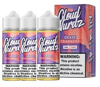 Cloud Nurdz - Grape Strawberry 100mL - E-Juice Corner | Buy Vape Juice, E-Liquids & E-Juice