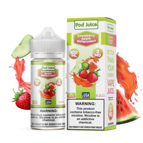 Pod Juice 100mL Strawberry Apple Watermelon